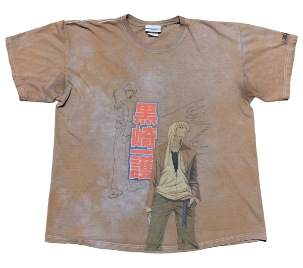 Custom Dyed Bleach Anime t shirt